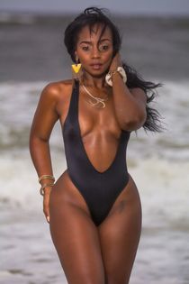 Old black exhibitionist